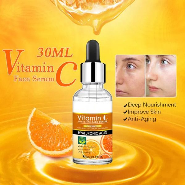 Disaar Vitamin C Hyaluronic Acid Serum | 30ml | Anti-Aging & Skin Brightening Face Serum