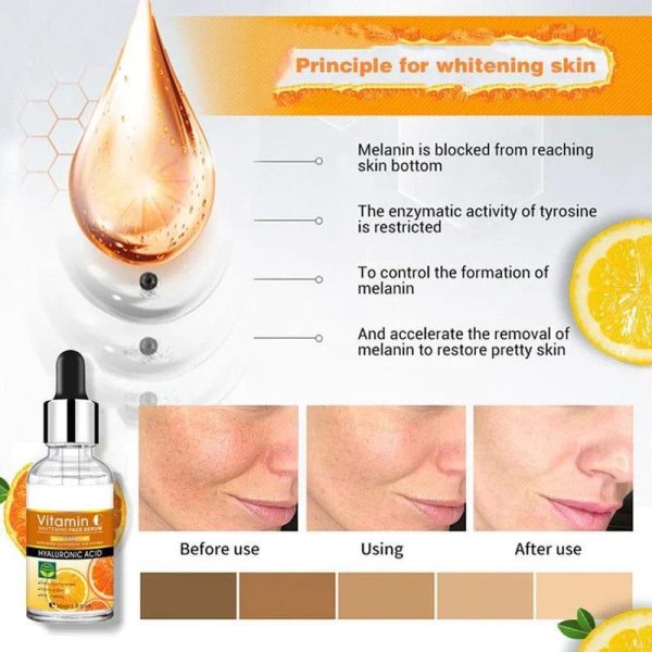 Disaar Vitamin C Hyaluronic Acid Serum | 30ml | Anti-Aging & Skin Brightening Face Serum