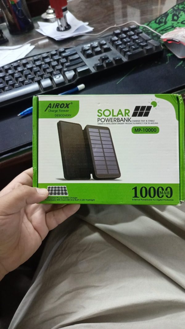 Airox MP-10000 Solar Power Bank | Sustainable Energy Solution